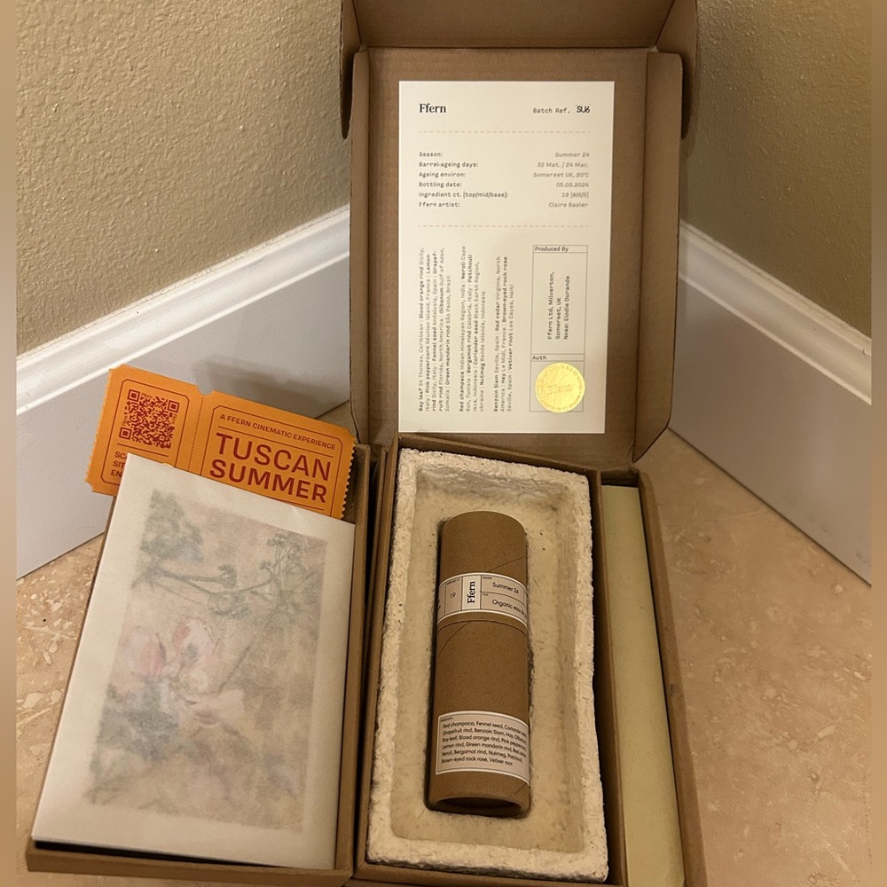 Ffern Summer 2024 perfume, only sprayed once